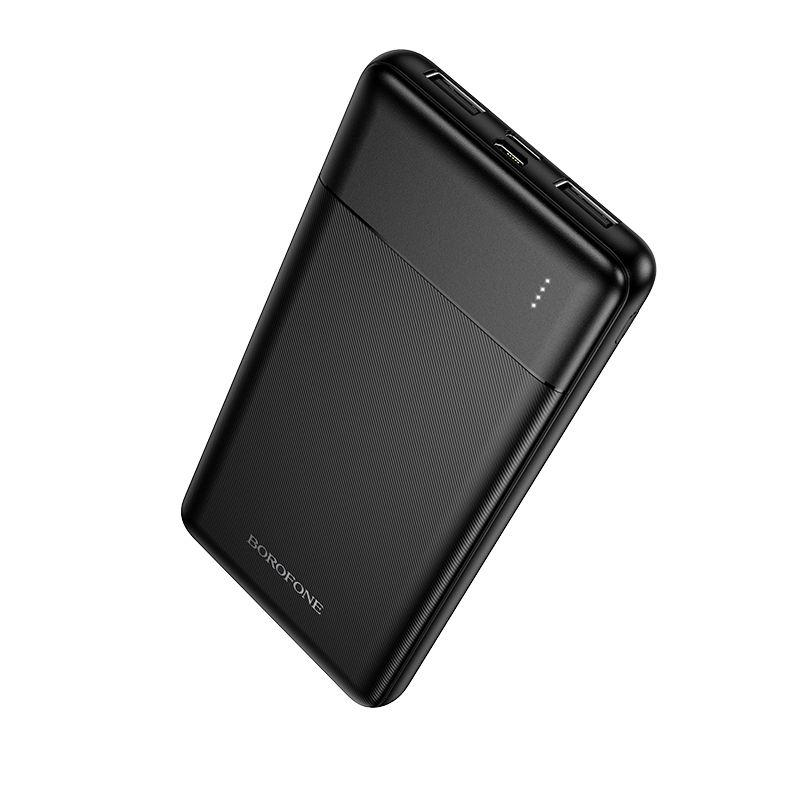 Borofone Внешний аккумулятор 10000mAh BJ88 Clever - 2xUSB - чёрный