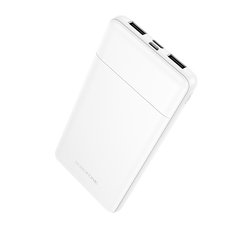 Borofone Внешний аккумулятор 10000mAh BJ88 Clever - 2xUSB - белый