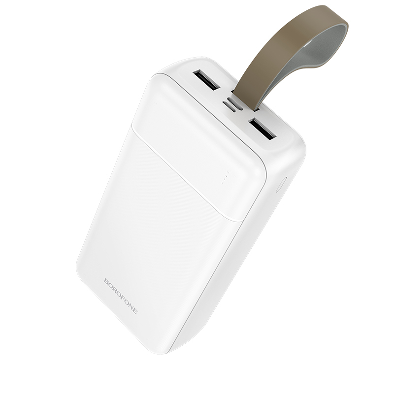 Borofone BJ88B Clever ārējais akumulators 30000mAh 2xUSB balts