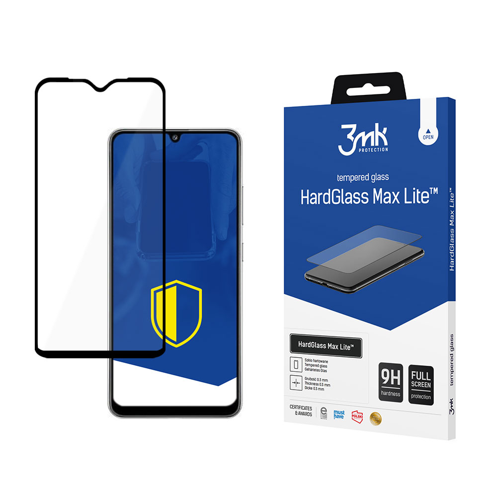 9H 3mk HardGlass Max Lite™ aizsargstikls Samsung Galaxy A32 4G