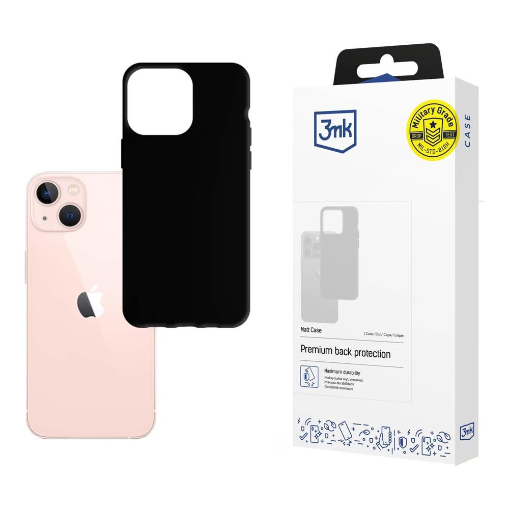 Viedtālruņa apvalks iPhone 14 no 3mk sērijas Matt Case - melna