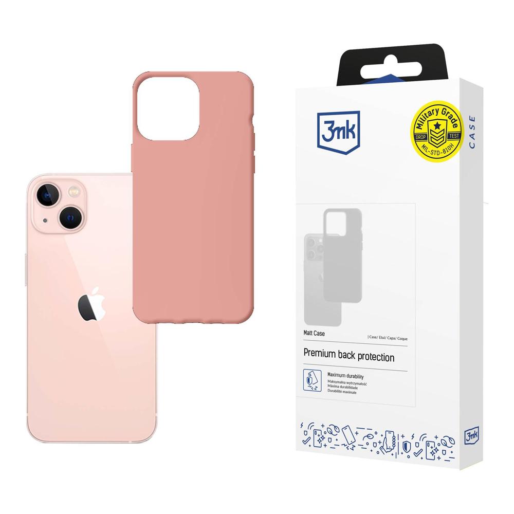 Viedtālruņa apvalks iPhone 14 no 3mk Matt Case sērijas - rozā