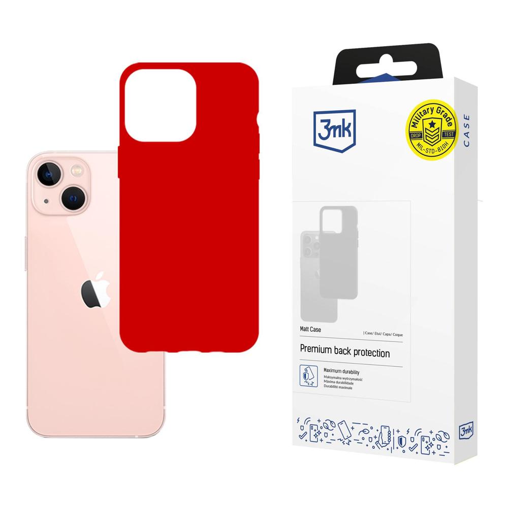 Viedtālruņa apvalks iPhone 14 Plus no 3mk Matt Case sērijas - sarkans