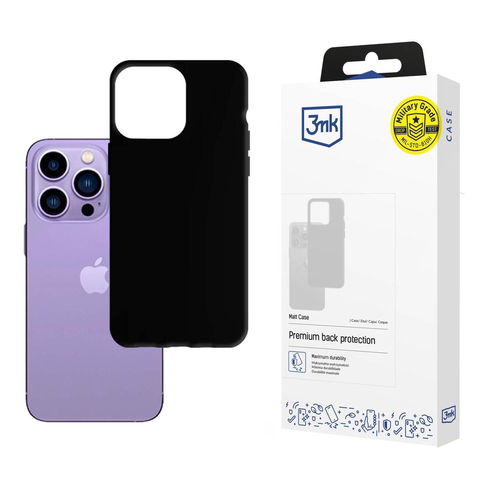 Apple iPhone 14 Pro - 3mk Matt Case maciņš melns