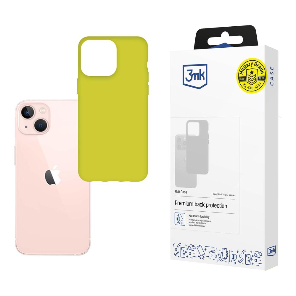 Viedtālruņa apvalks iPhone 14 no 3mk Matt Case sērijas - gaiši zaļa