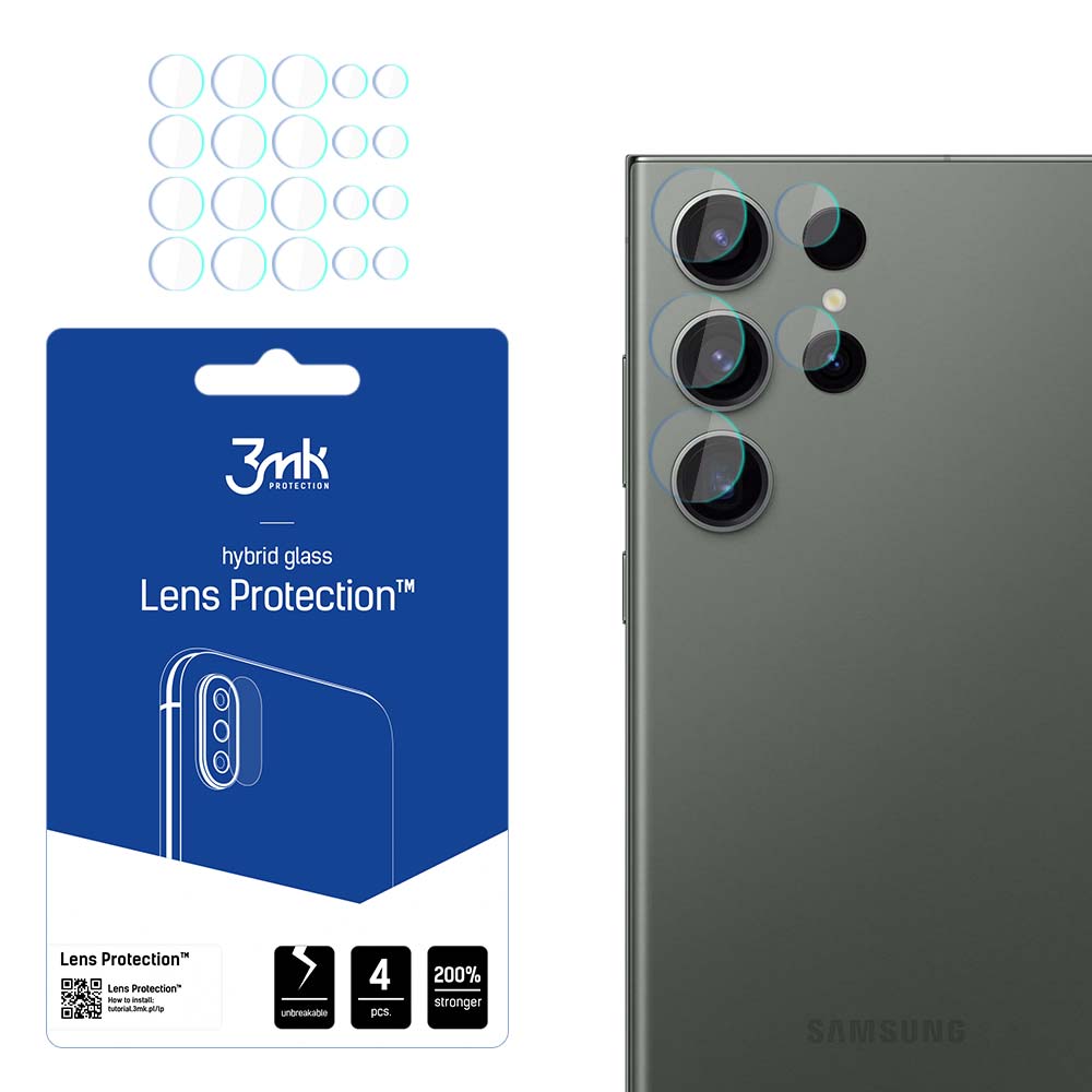 Samsung Galaxy S23 Ultra - 3mk Objektīva aizsardzība