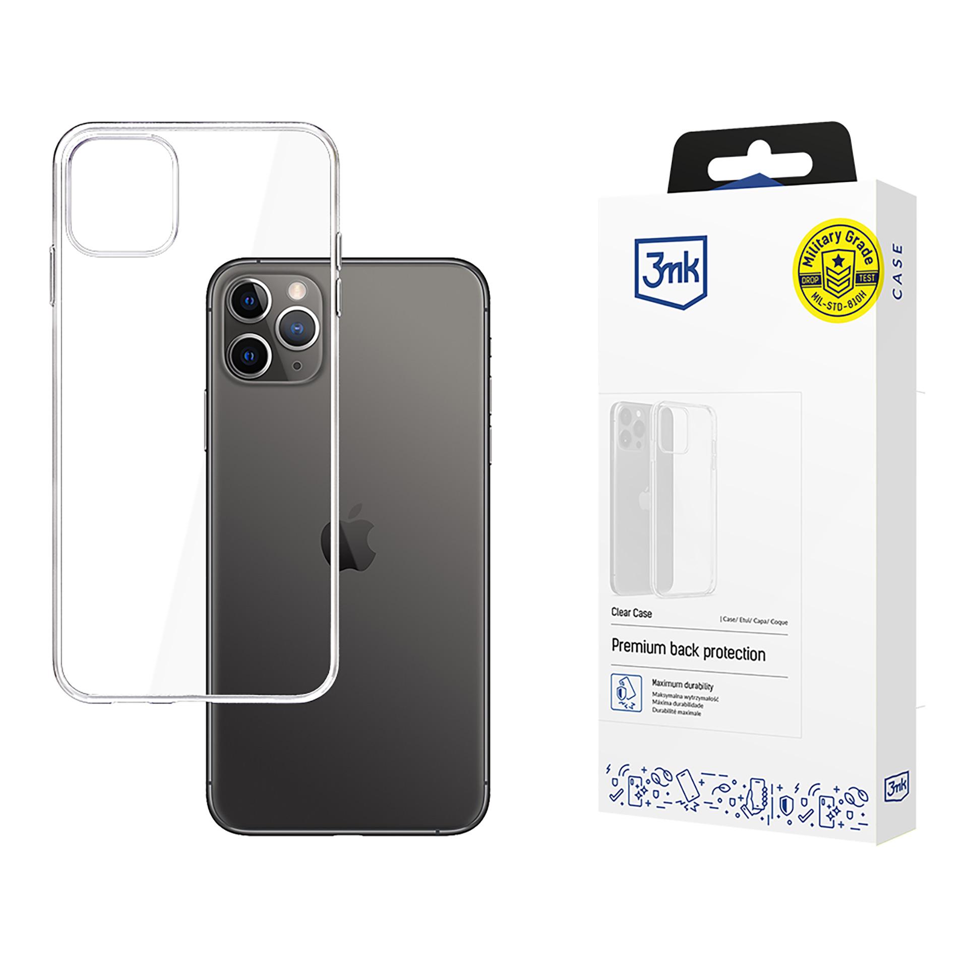 3mk Caurspīdīgs viedtālruņa apvalks Apple iPhone 11 Pro Max