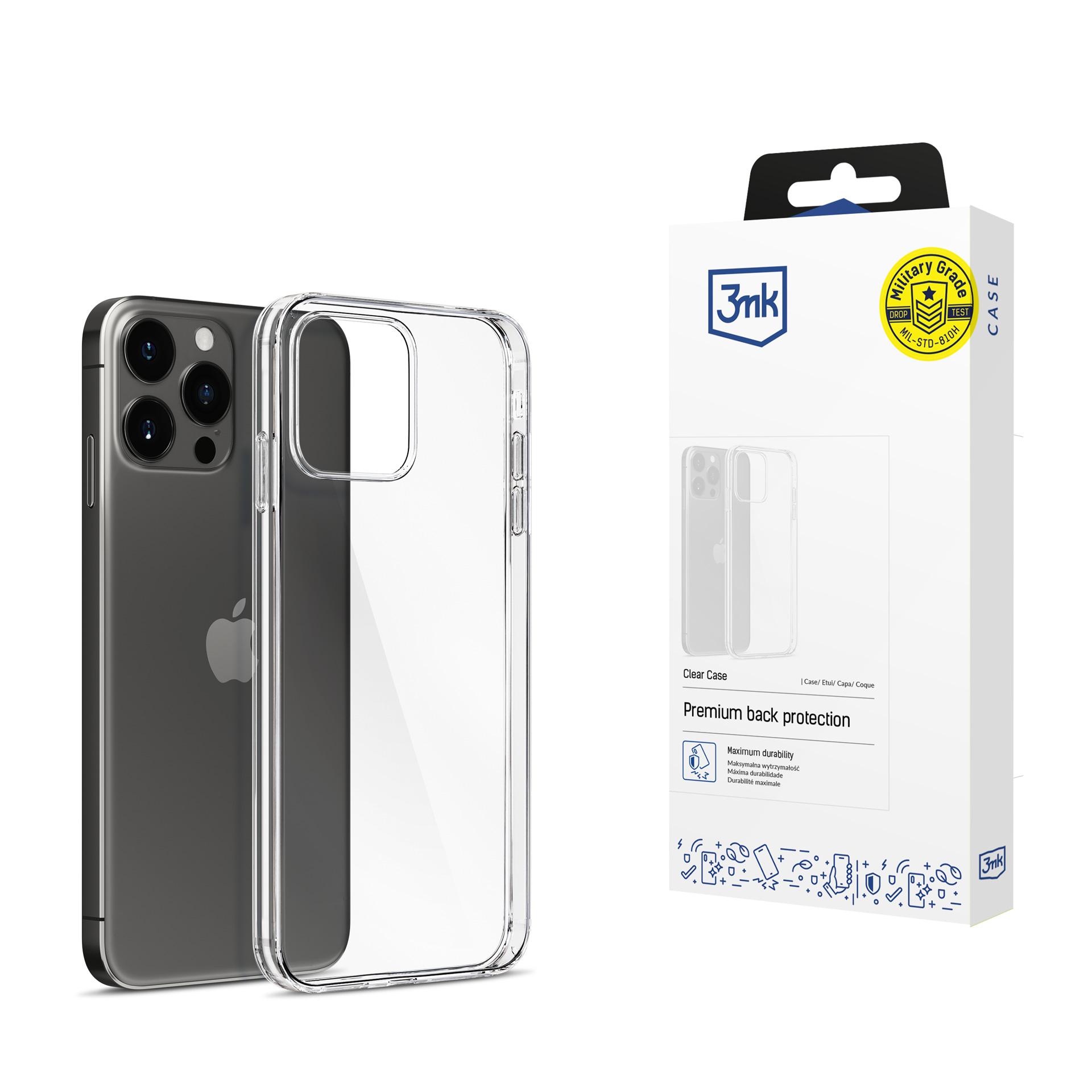 Apple iPhone 15 Pro - 3mk Caurspīdīgs apvalks
