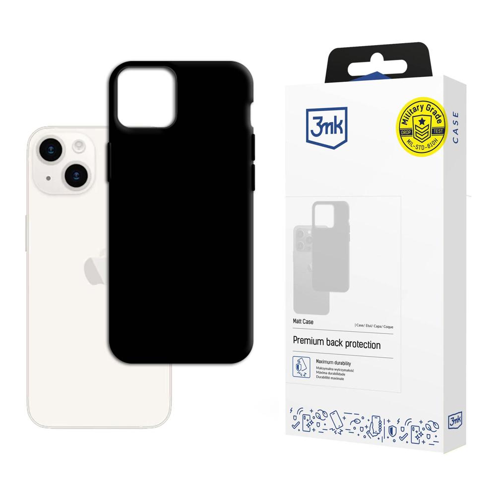 Apple iPhone 15 Plus - 3mk Matēts apvalks melns