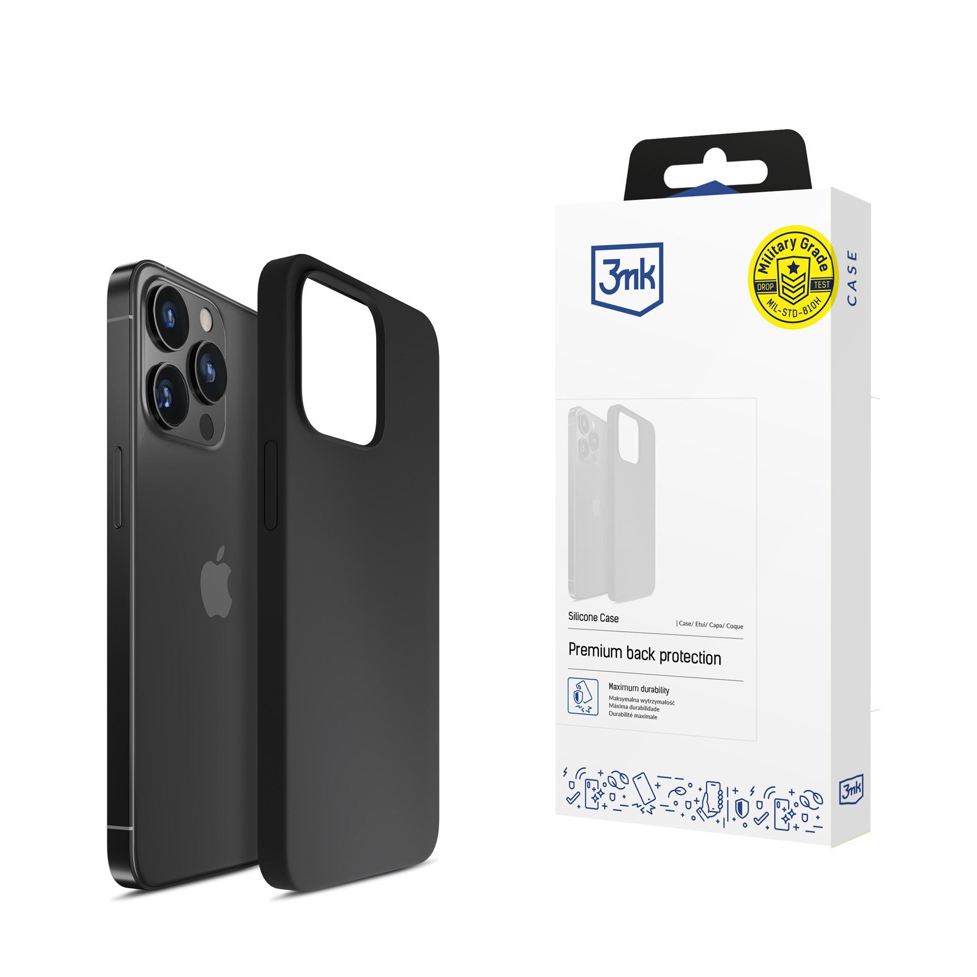 Apple iPhone 15 Pro - 3mk Silikona apvalks