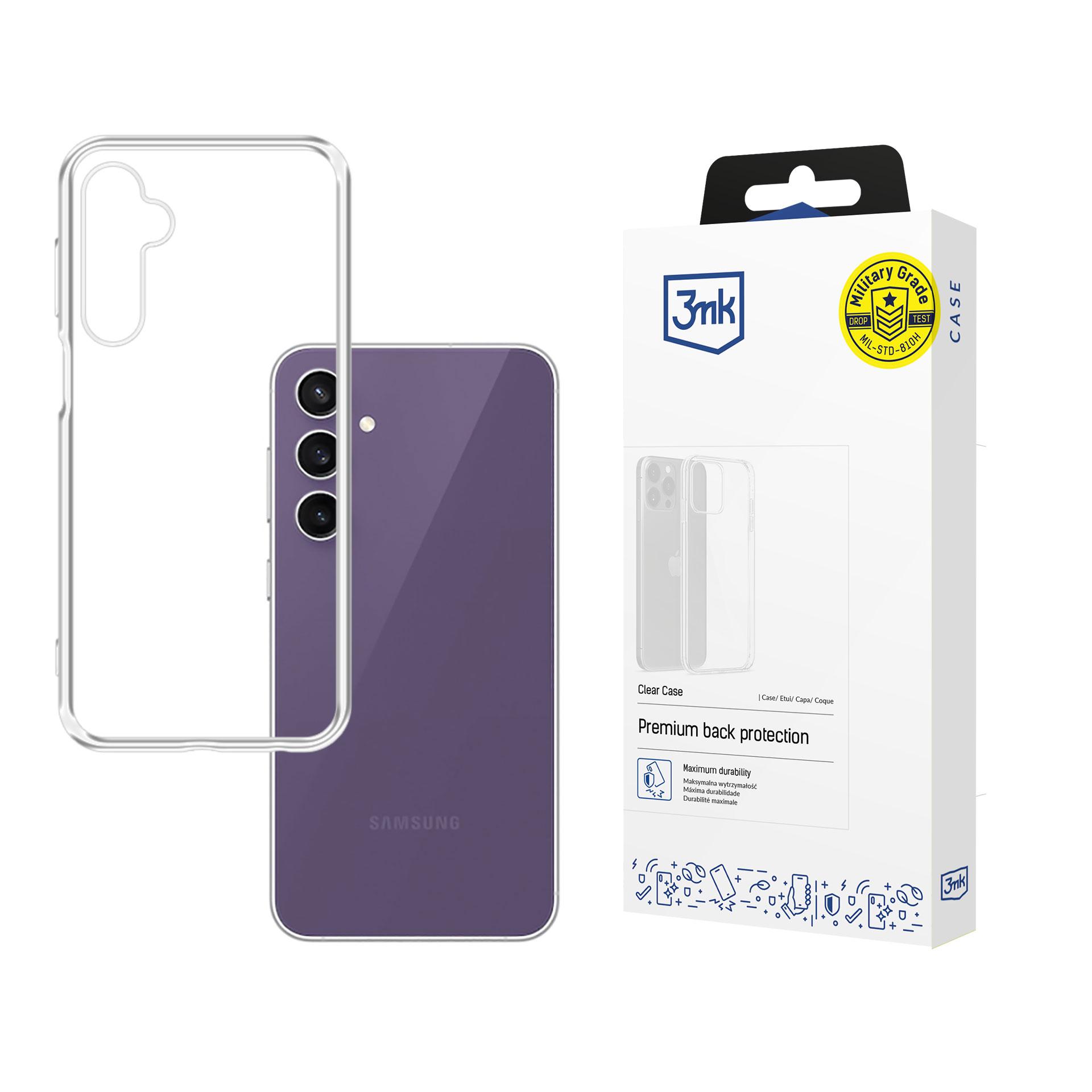 3mk caurspīdīgs viedtālruņa apvalks Samsung Galaxy S23 FE - caurspīdīgs