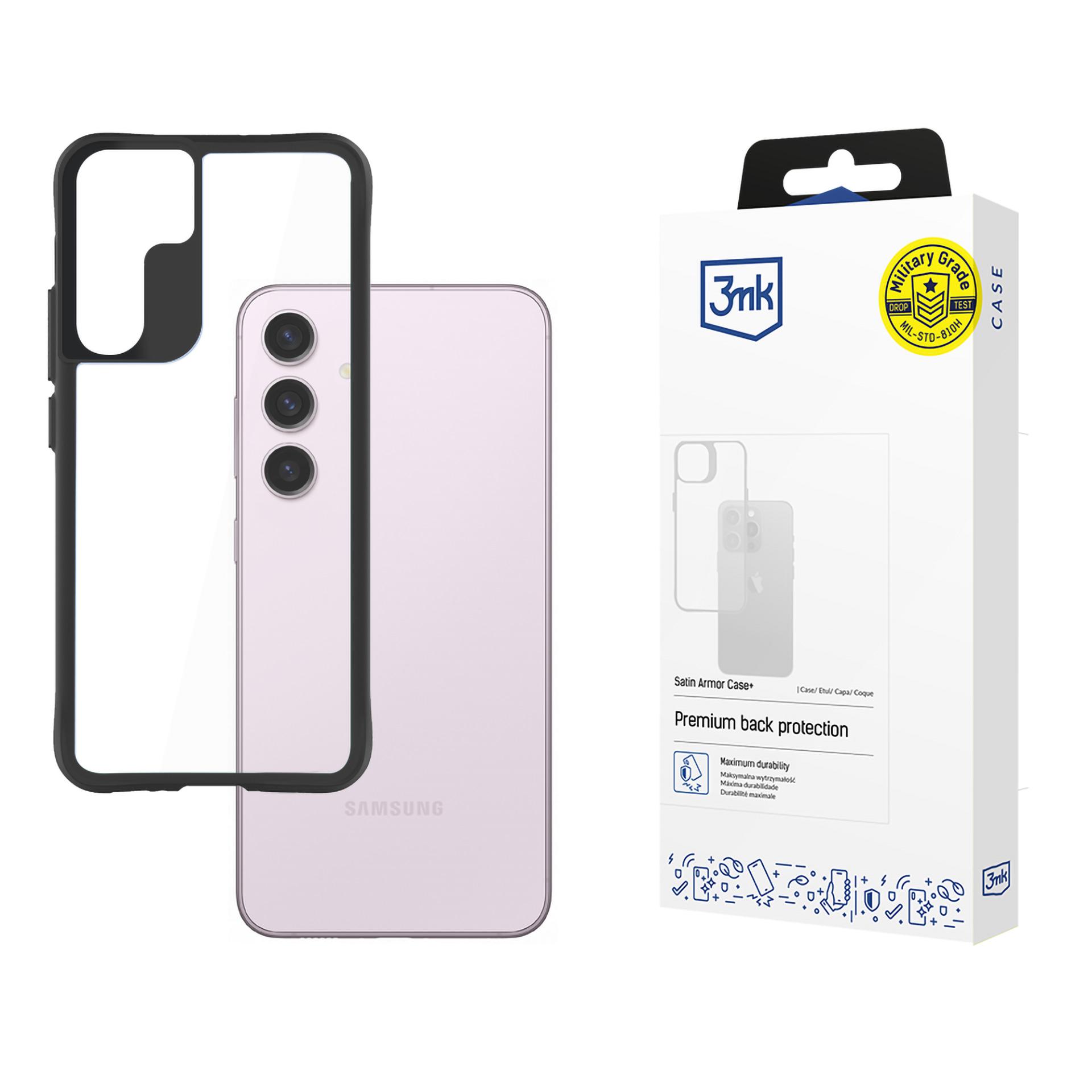 3mk Satin Armor Case+ чехол для Samsung Galaxy S24 - прозрачный