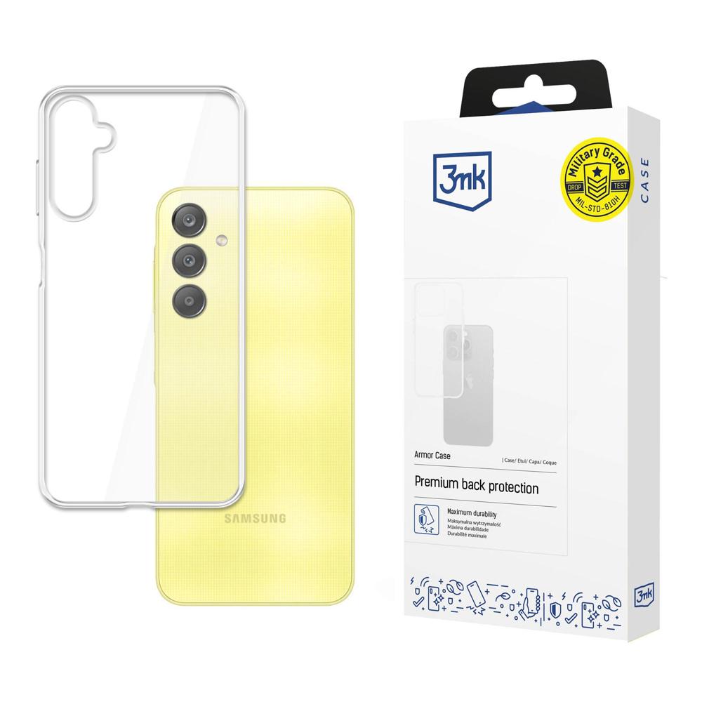 3mk Armor viedtālruņa apvalks Samsung Galaxy A25 5G - caurspīdīgs