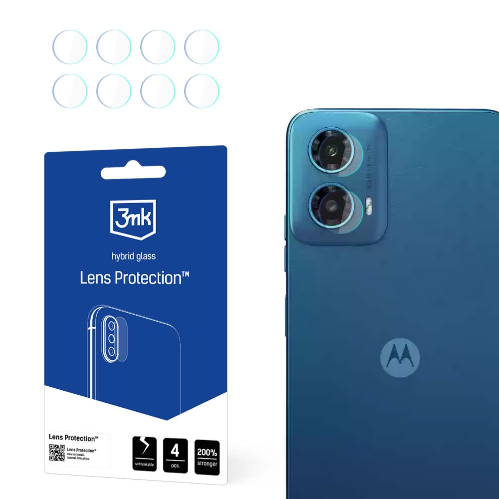 3mk Lens Protection™ гибридное стекло для камеры Motorola Moto G34 5G