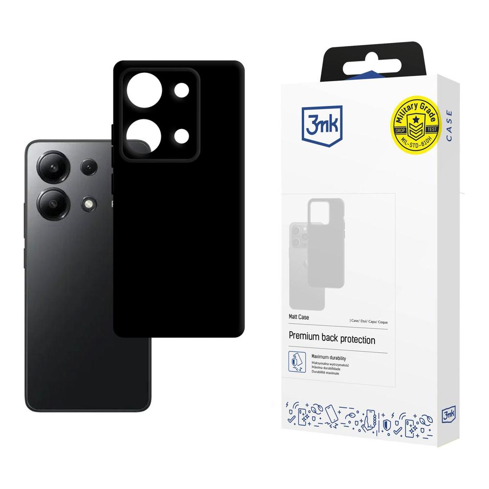 Чехол 3mk Matt Case Xiaomi Redmi Note 13 4G чёрный