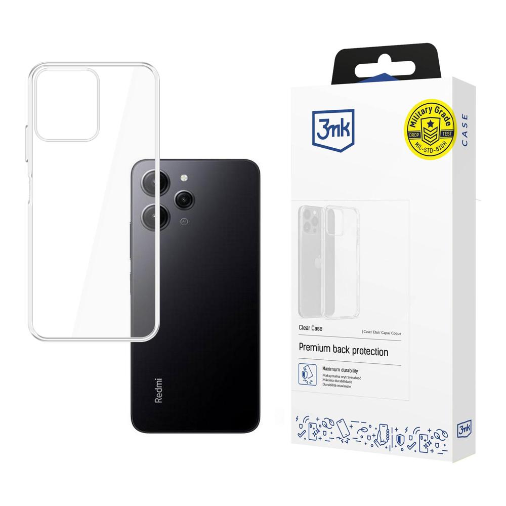 3mk Caurspīdīgs apvalks Xiaomi Redmi 12 - caurspīdīgs