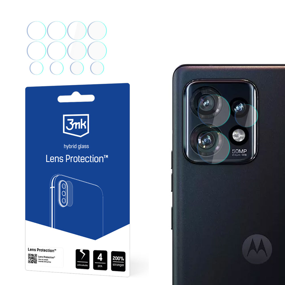 Гибридное стекло камеры 3mk Lens Protection™ для Motorola Edge 50 Pro