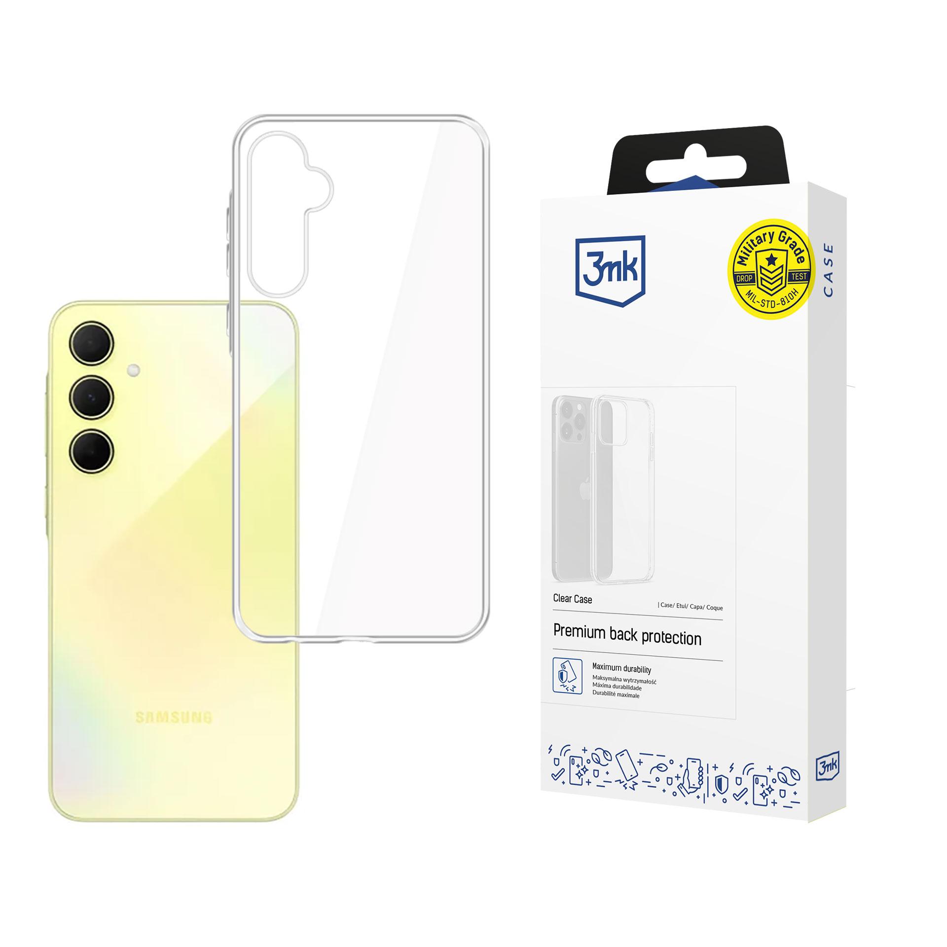 3mk caurspīdīgs viedtālruņa apvalks Samsung Galaxy A35 5G - caurspīdīgs