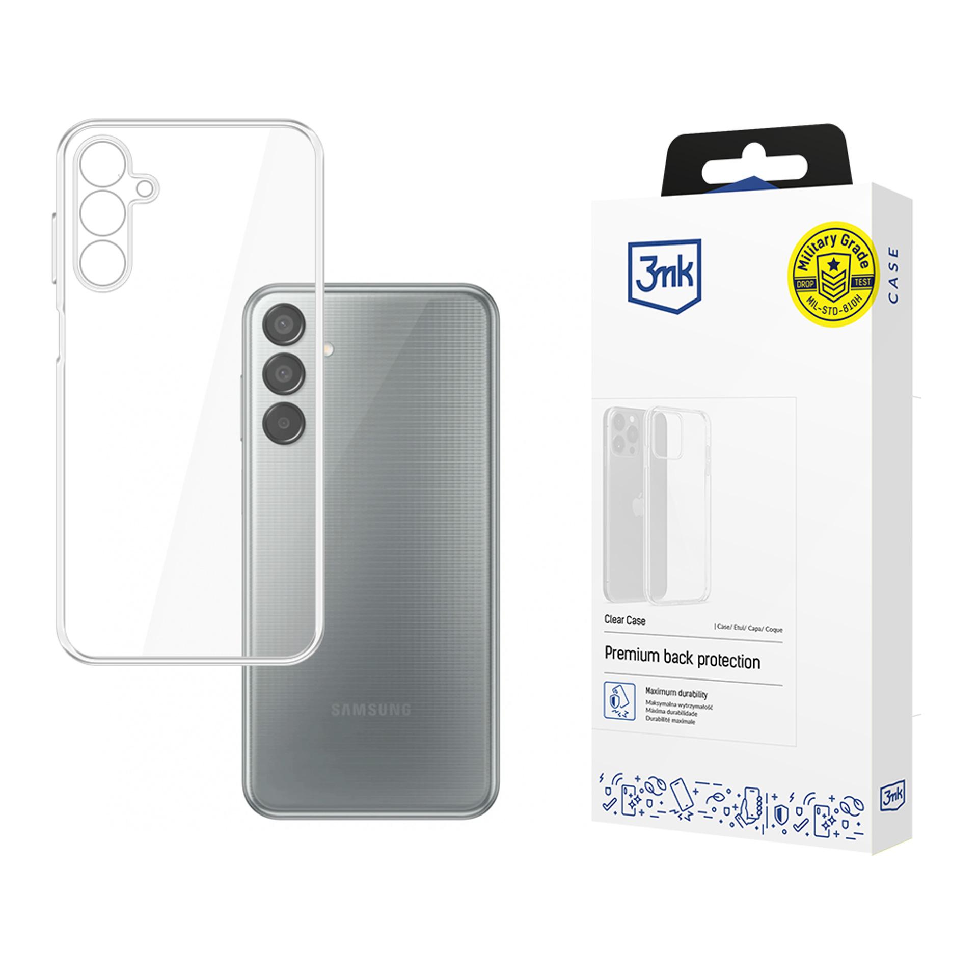 3mk Viedtālruņa apvalks Samsung Galaxy M15 5G - caurspīdīgs