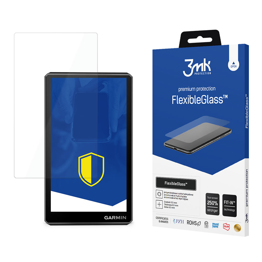 3mk FlexibleGlass™ hibrīda stikls Garmin Zumo XT2 ierīcei
