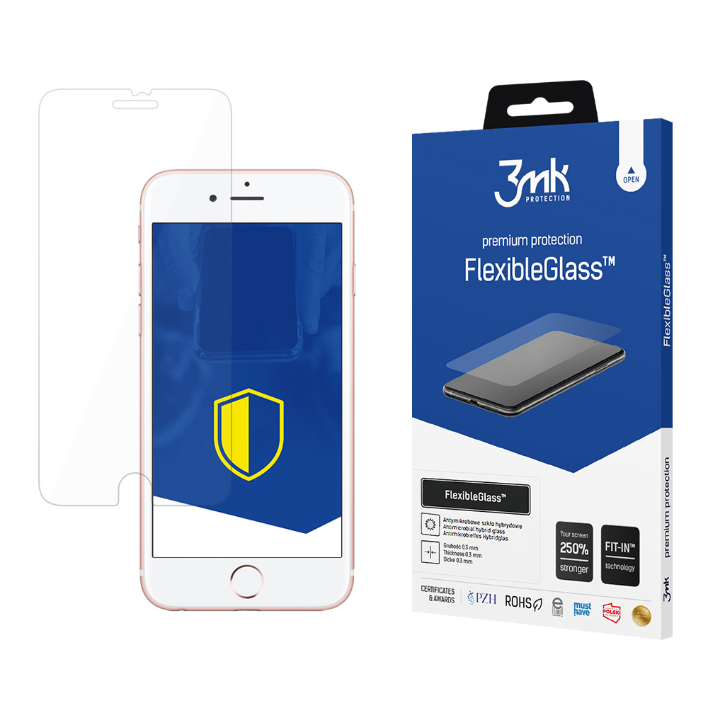 3mk FlexibleGlass™ hibrīdais stikls iPhone 7 Plus