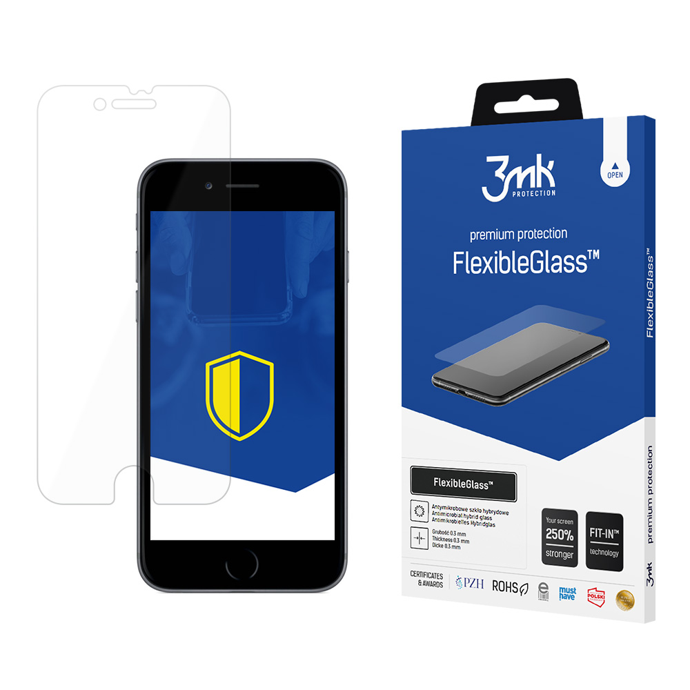 3mk FlexibleGlass™ hibrīdais stikls iPhone 7
