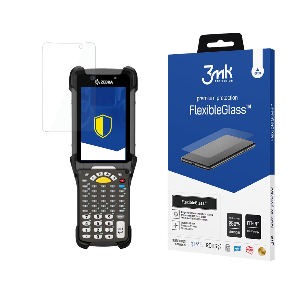 3mk FlexibleGlass™ hibrīdais stikls Zebra MC930B / MC9300