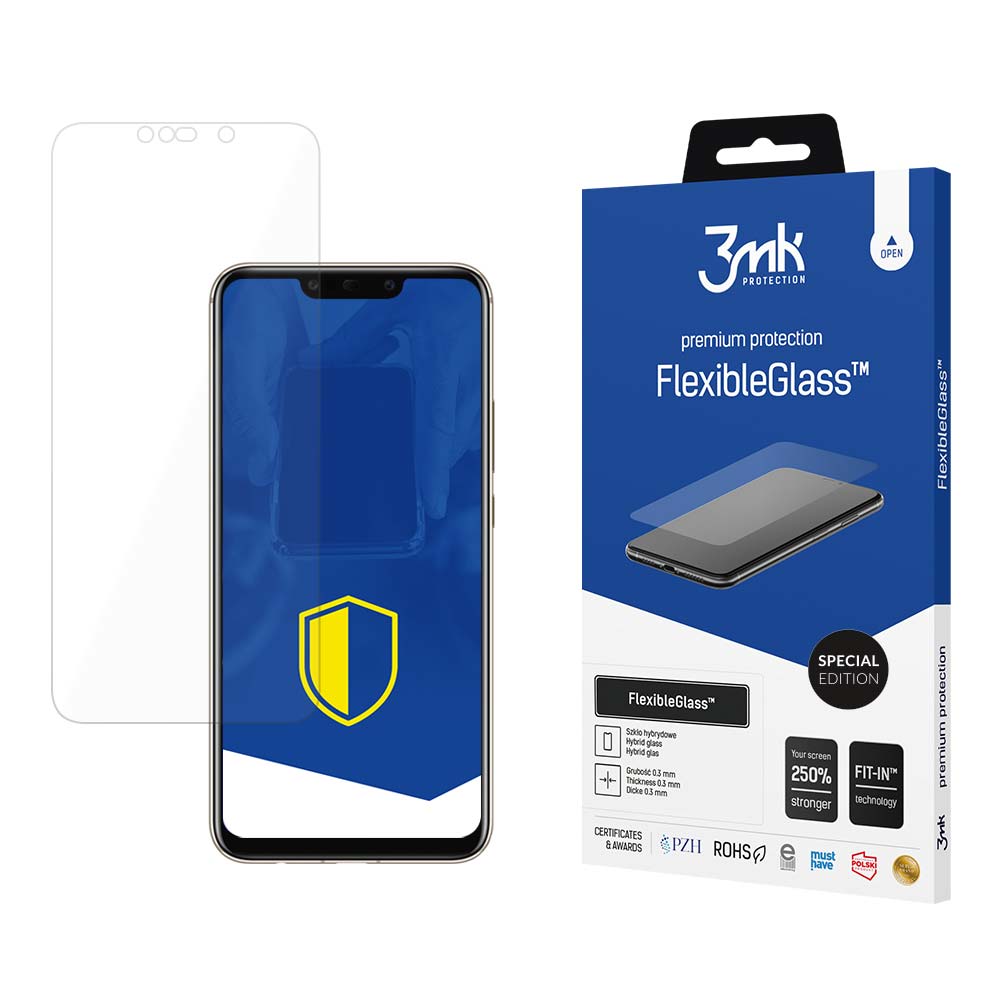 3mk FlexibleGlass™ Special Edition hibrīda stikls Huawei Mate 20 Lite