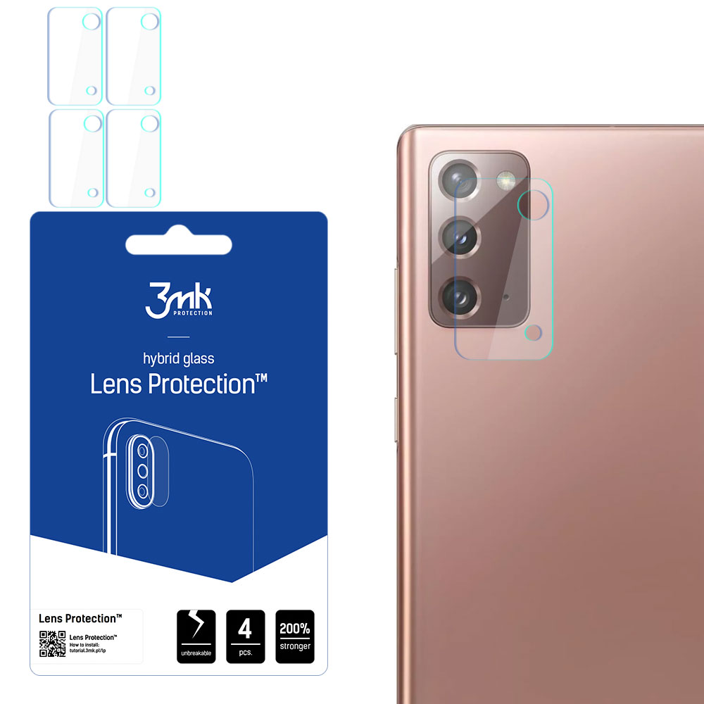 3mk Objektīva aizsargstikls hibridais telefonam Samsung Galaxy Note 20 5G