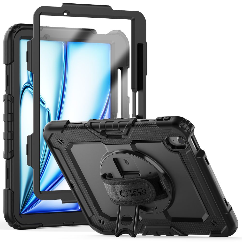Tech-Protect Solid360 viedtālruņa apvalks iPad Air 11" 2024 - melns