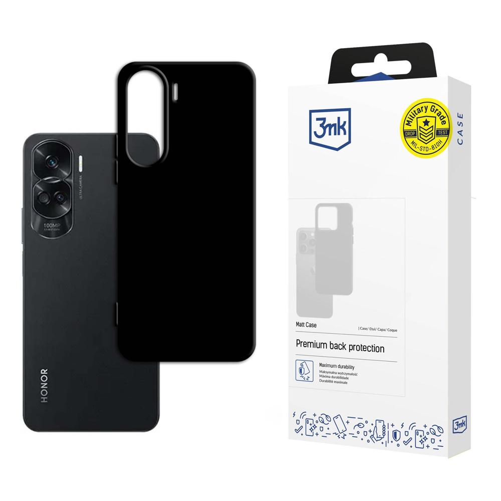 3mk Matēts viedtālruņa apvalks Honor 90 Lite - melns