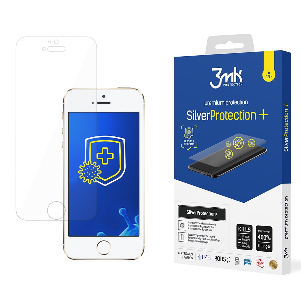 3mk SilverProtection+ aizsargplēve iPhone 5 / 5S / SE