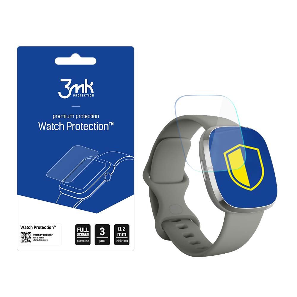 3mk Watch Protection ARC viedpulksteņa ekrāna aizsargs Fitbit Sense
