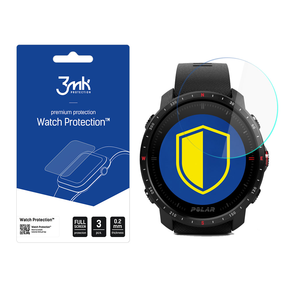 Гибридное стекло 3mk Watch Protection v. FlexibleGlass для Polar Grit X Pro