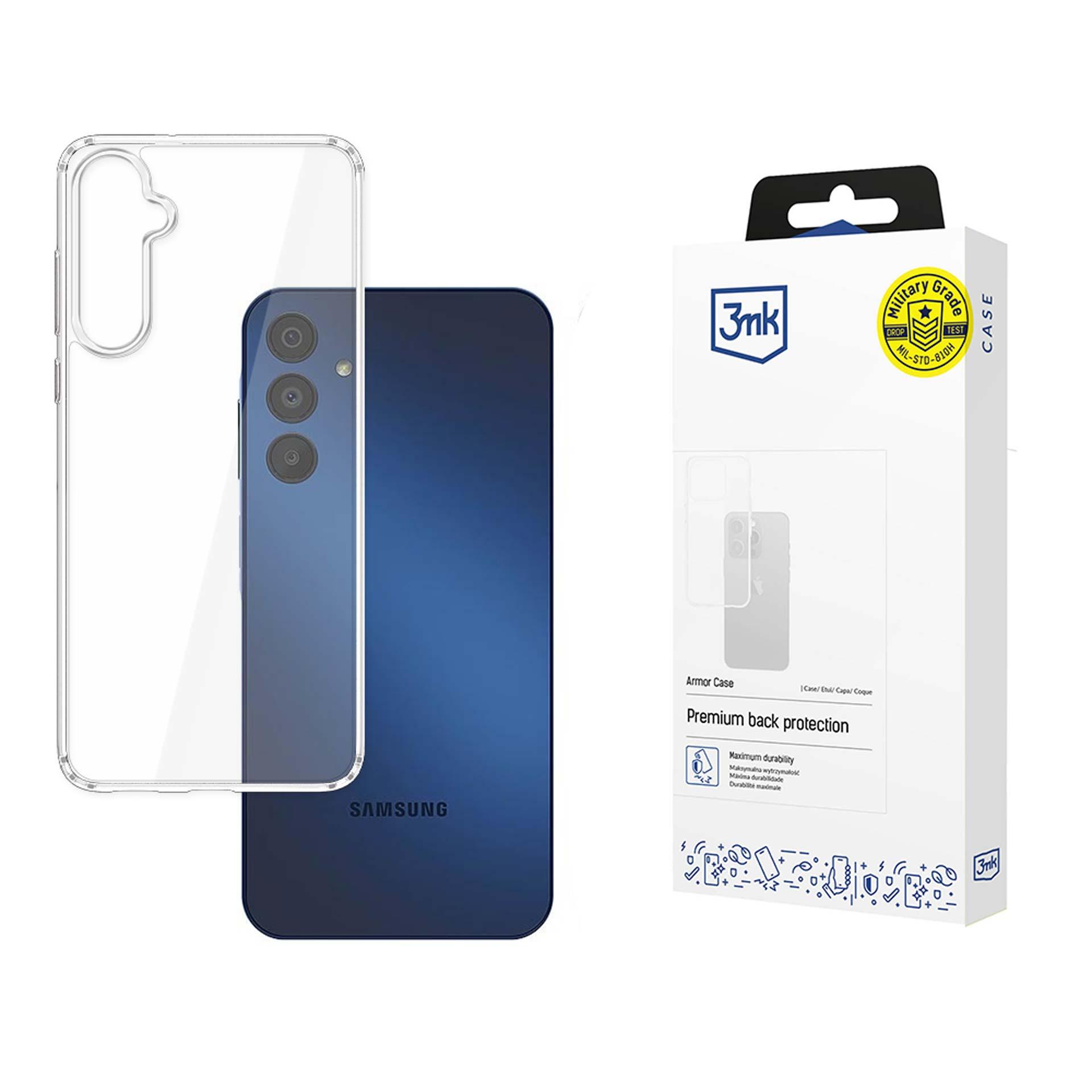 3mk Armor viedtālruņa apvalks Samsung Galaxy A16 – caurspīdīgs