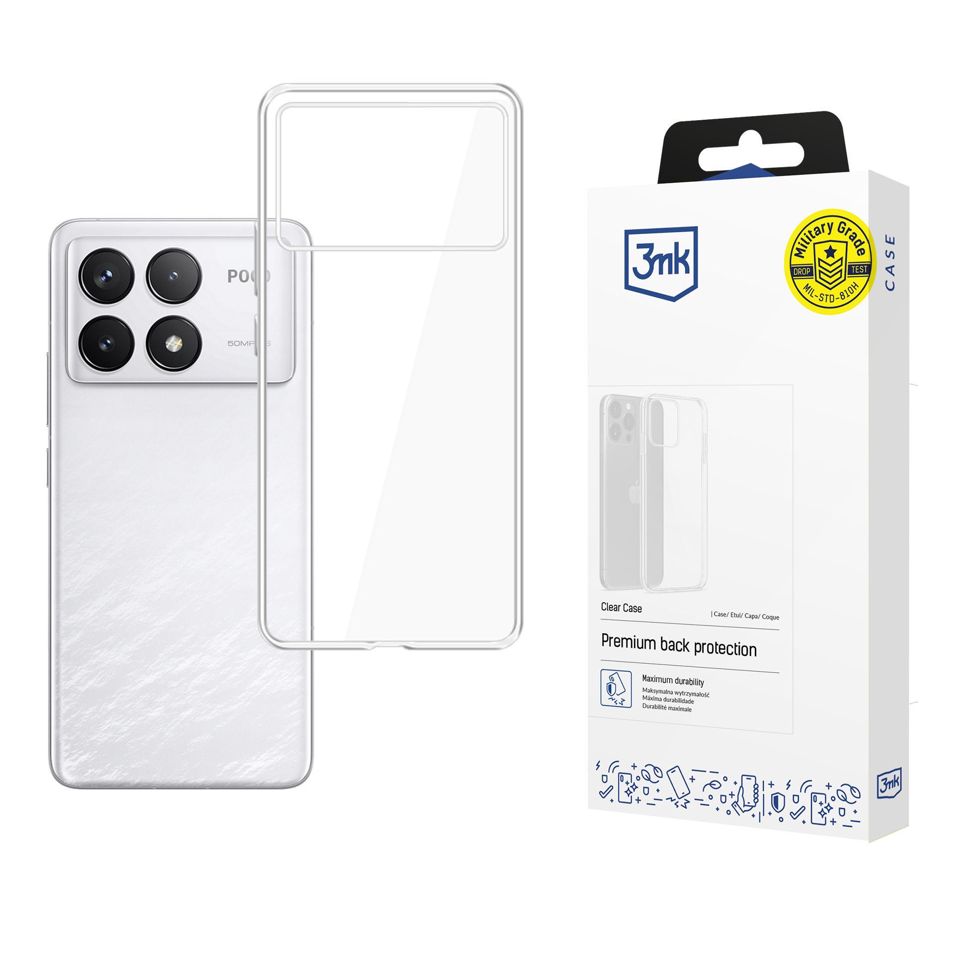 3mk Clear Case for Xiaomi Poco F6 Pro - transparent