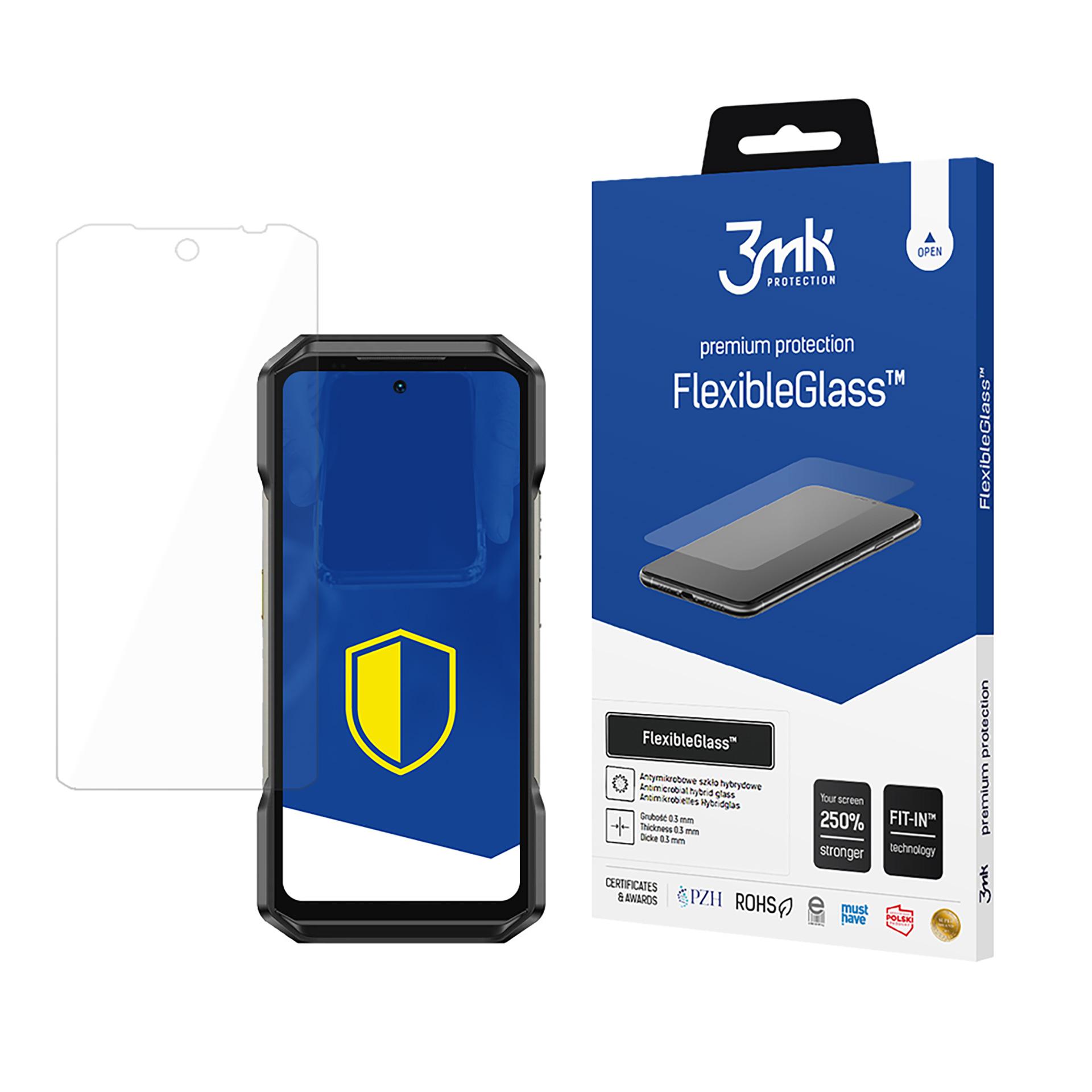 3mk FlexibleGlass Hibrīda stikls viedtālrunim Ulefone Armor 27 Pro / 27T Pro