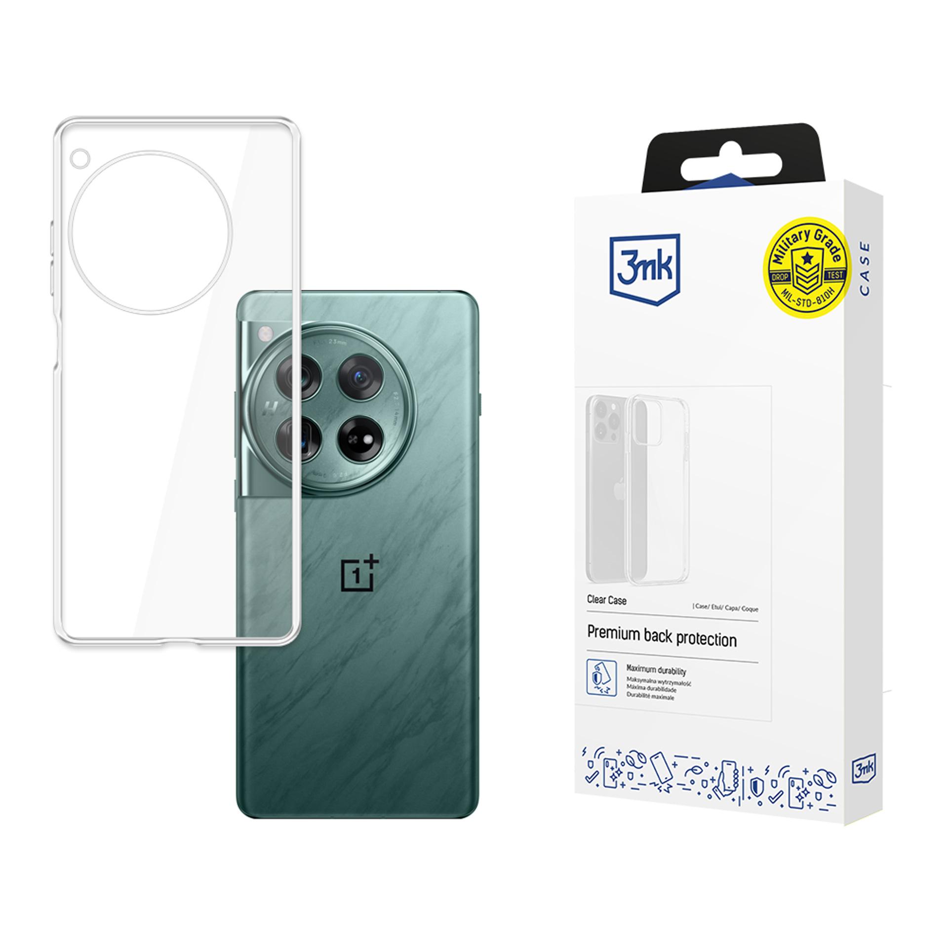 3mk Caurspīdīgs viedtālruņa apvalks OnePlus 12 - caurspīdīgs