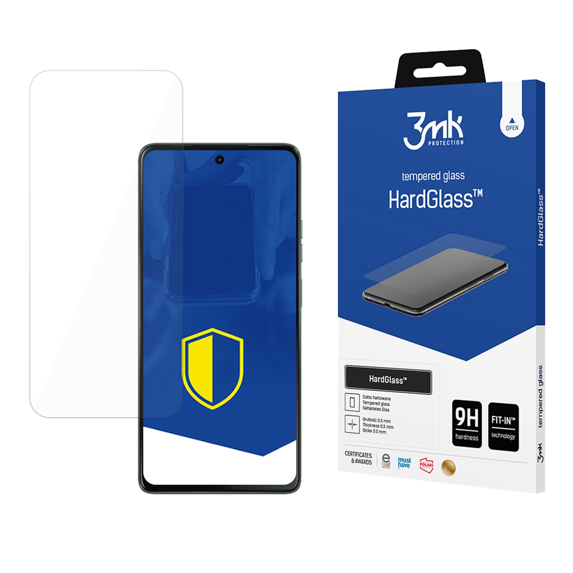 Закалённое стекло 3mk HardGlass для Motorola Moto G75