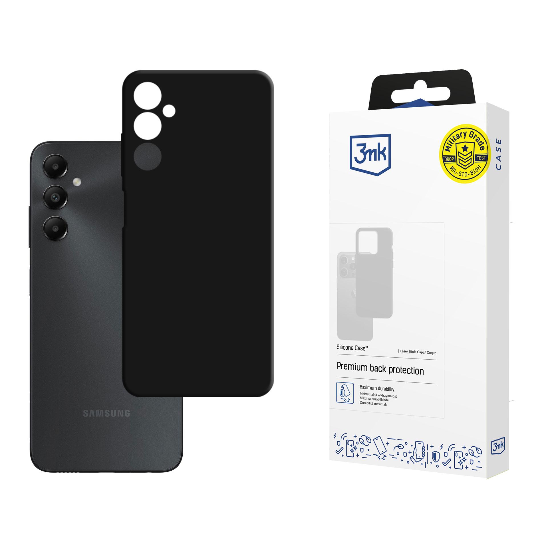 3mk Silicone Case silikona maciņš Samsung Galaxy A05s - melns