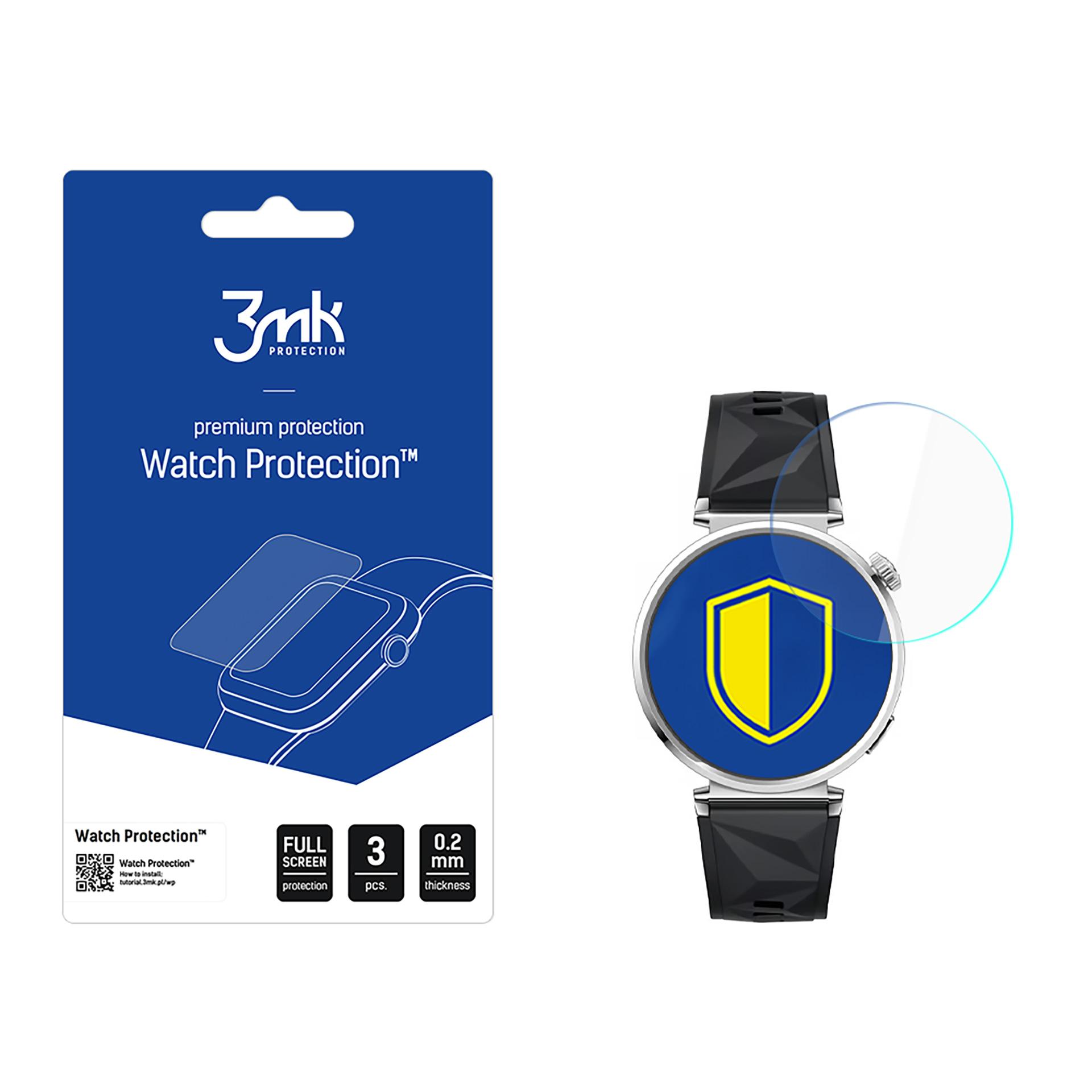 3mk Hibrīdstikls pulksteņa aizsargstikls FlexibleGlass pulkstenim Huawei Watch GT5 41mm