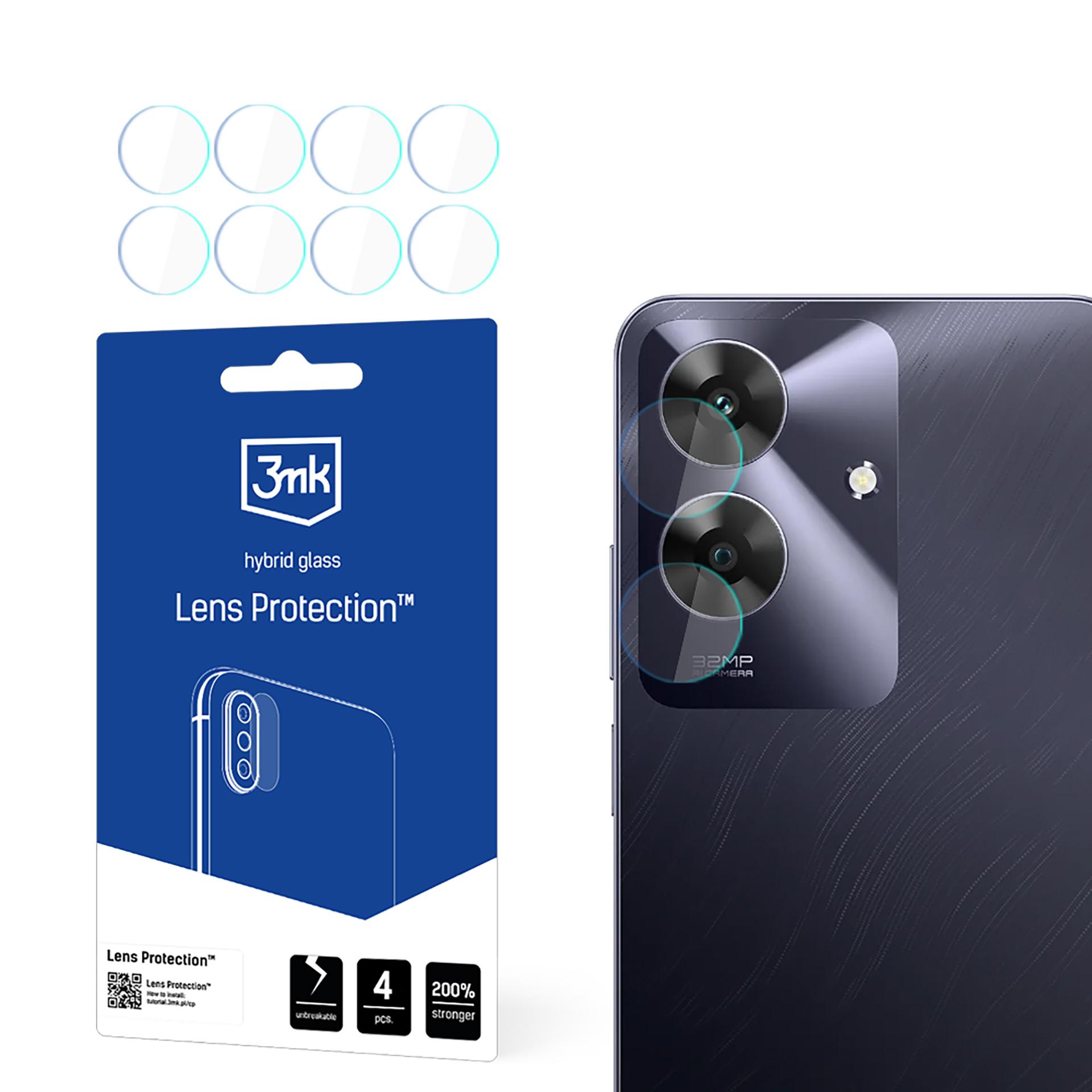 Гибридное стекло для объектива камеры 3mk защита объектива для Realme Note 60