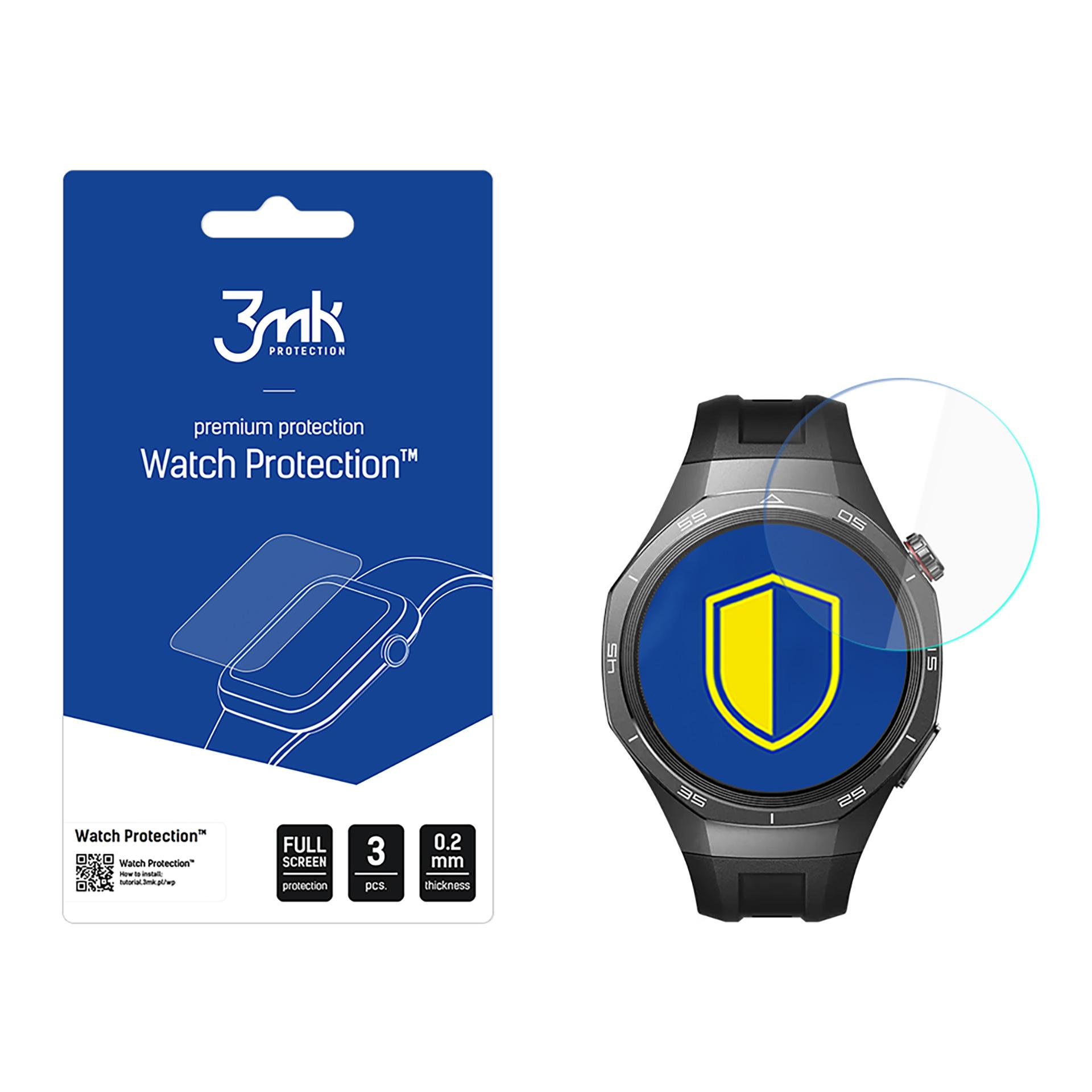 Hibrīdstikls 3mk pulksteņa aizsardzība FlexibleGlass Huawei Watch GT5 Pro 46mm