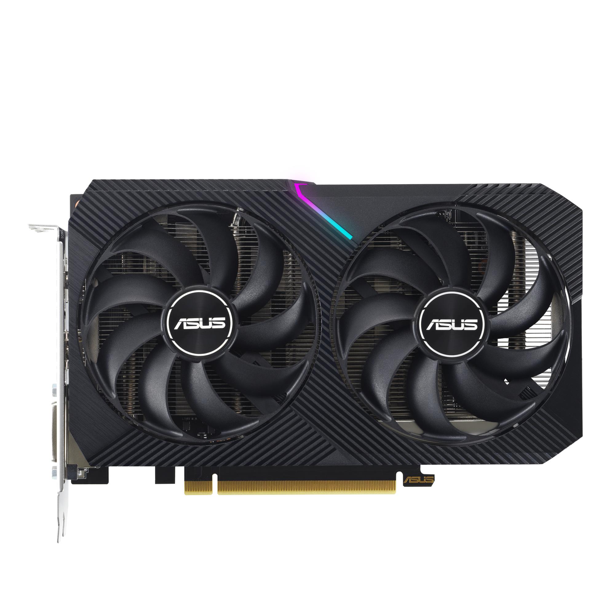 ASUS NVIDIA GeForce RTX 3050 8 GB GDDR6 128 bit PCIE 4.0 16x divu slotu dzesētājs 1xDVI-D 1xHDMI 1xDisplayPort DUAL-RTX3050-O8G-V2 (grafiskā karte)