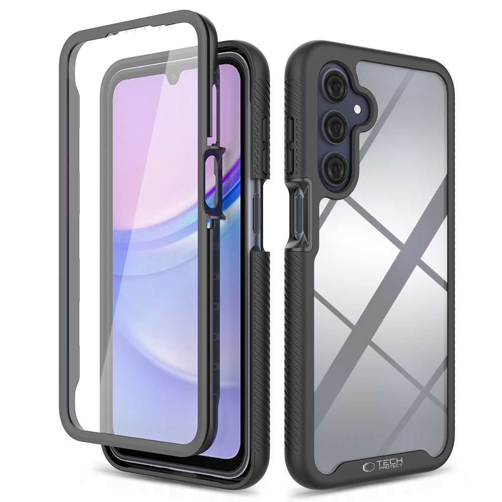 Tech-Protect Defense360 apvalks viedtālrunim Samsung Galaxy A16 4G / 5G - melns
