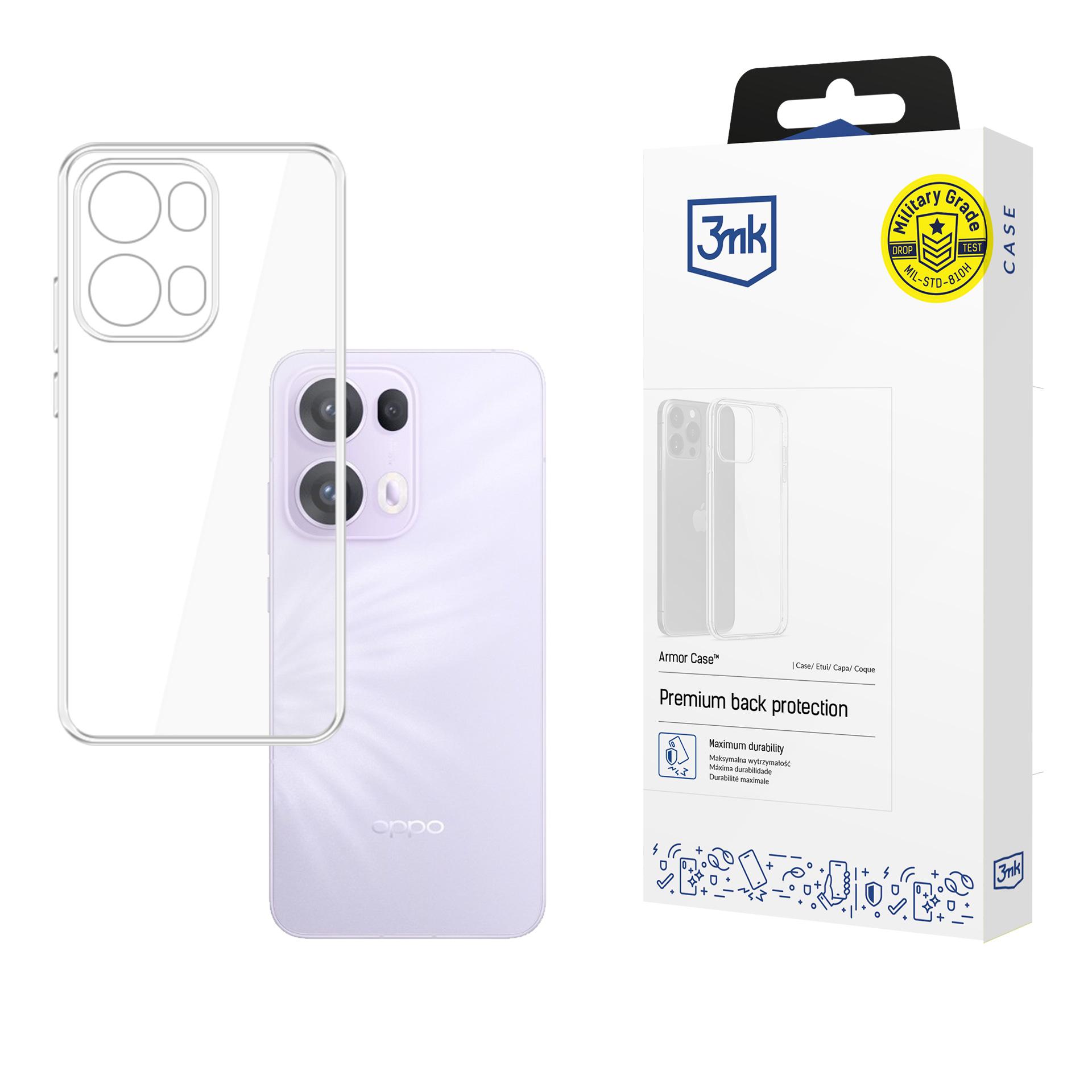 Чехол 3mk Clear для Oppo Reno 13 Pro - прозрачный