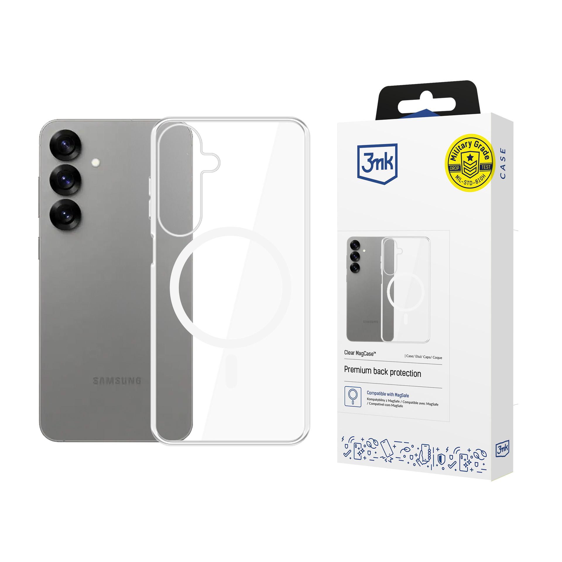 Чехол 3mk Clear MagCase для Samsung S931 S25
