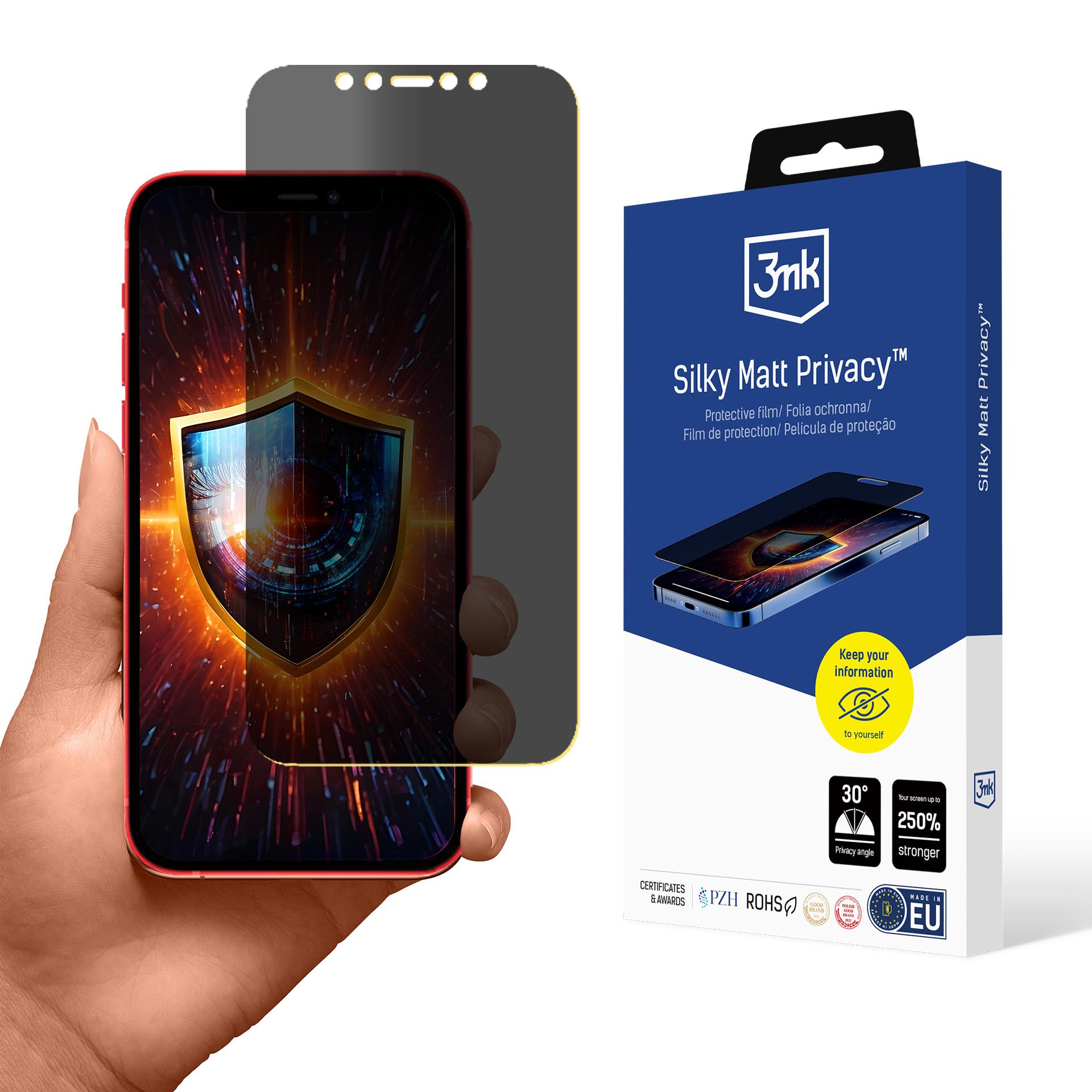 3mk Silky Matt Privacy ekrāna aizsargs Apple iPhone 12 Pro