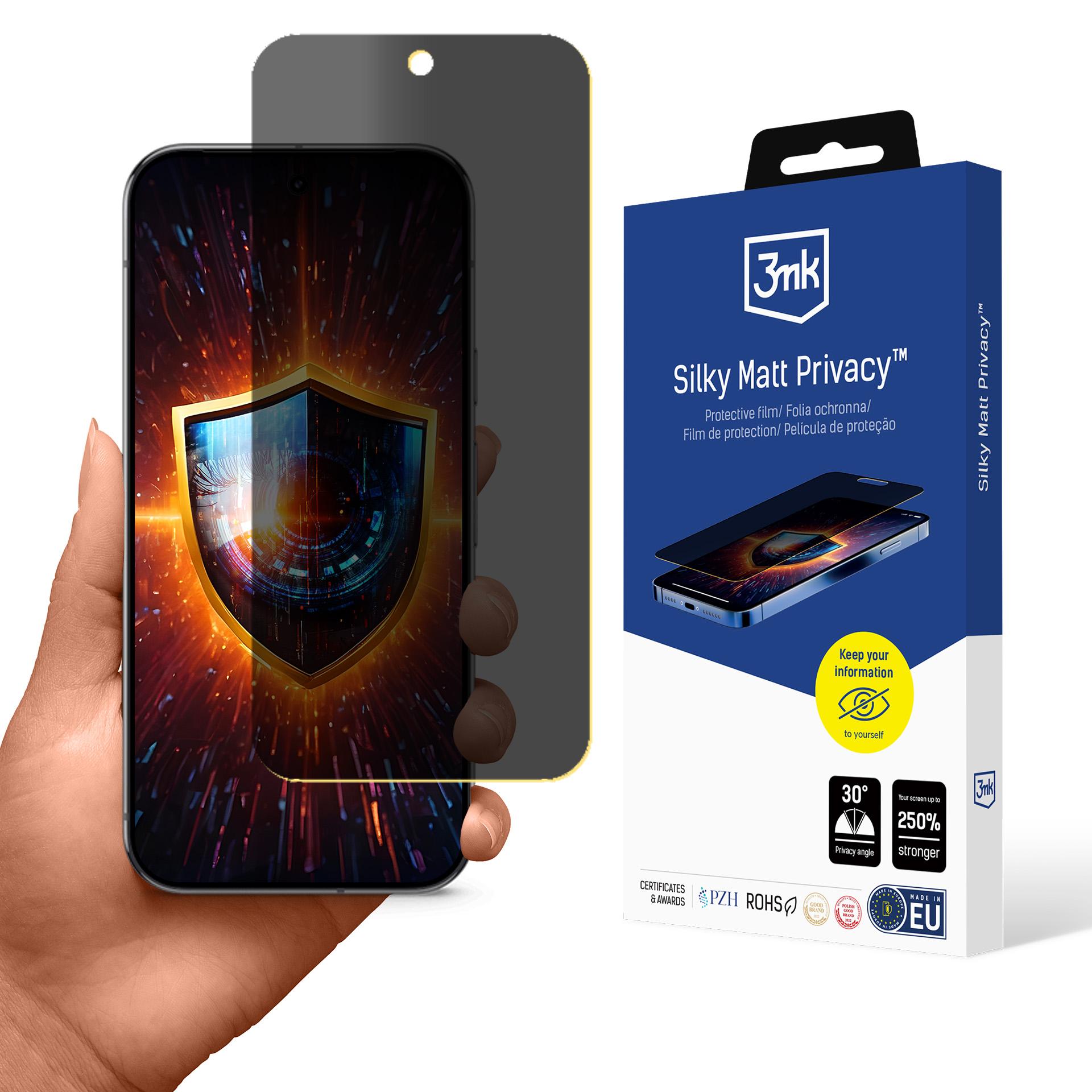 Защитная пленка конфиденциальности 3mk Silky Matt Privacy для Google Pixel 9 Pro