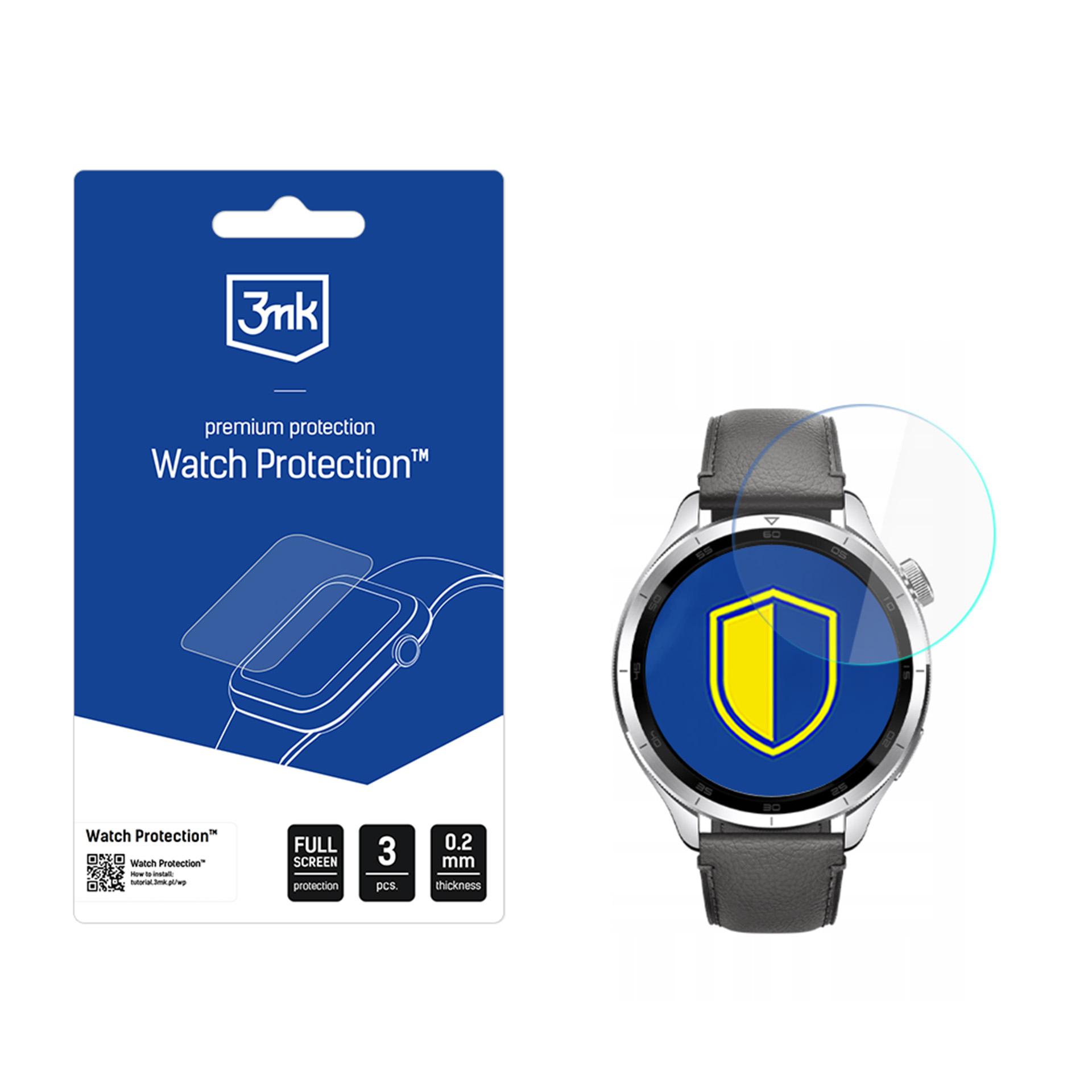 Гибридное стекло 3mk Watch Protection FlexibleGlass для Xiaomi Watch S4